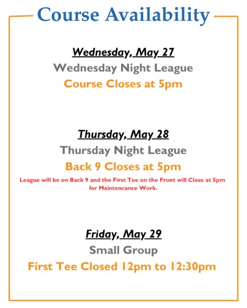 Course Availability 20260527