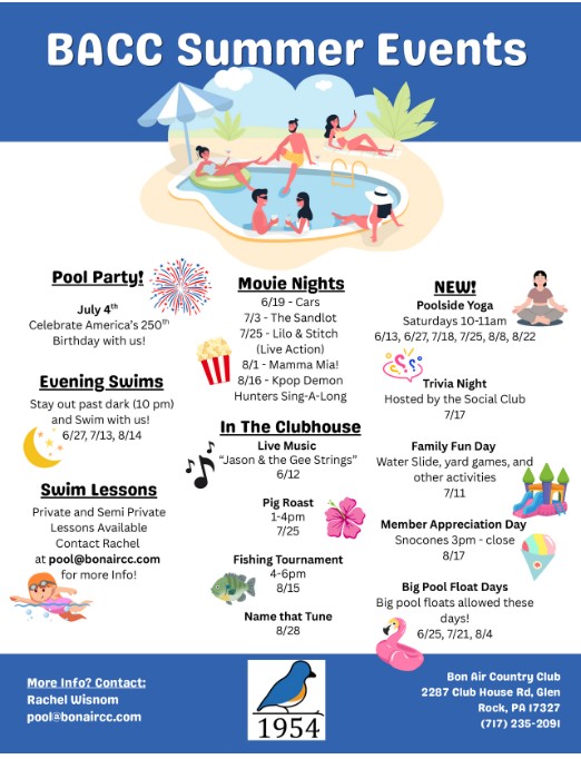 Summer Events 2026