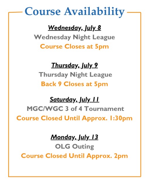Course Availability 20260708