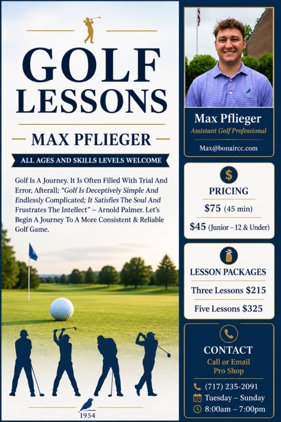 Max Lessons Flyer