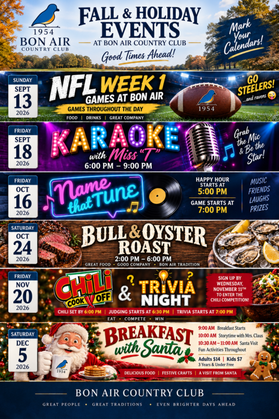 Fall 2026 Events